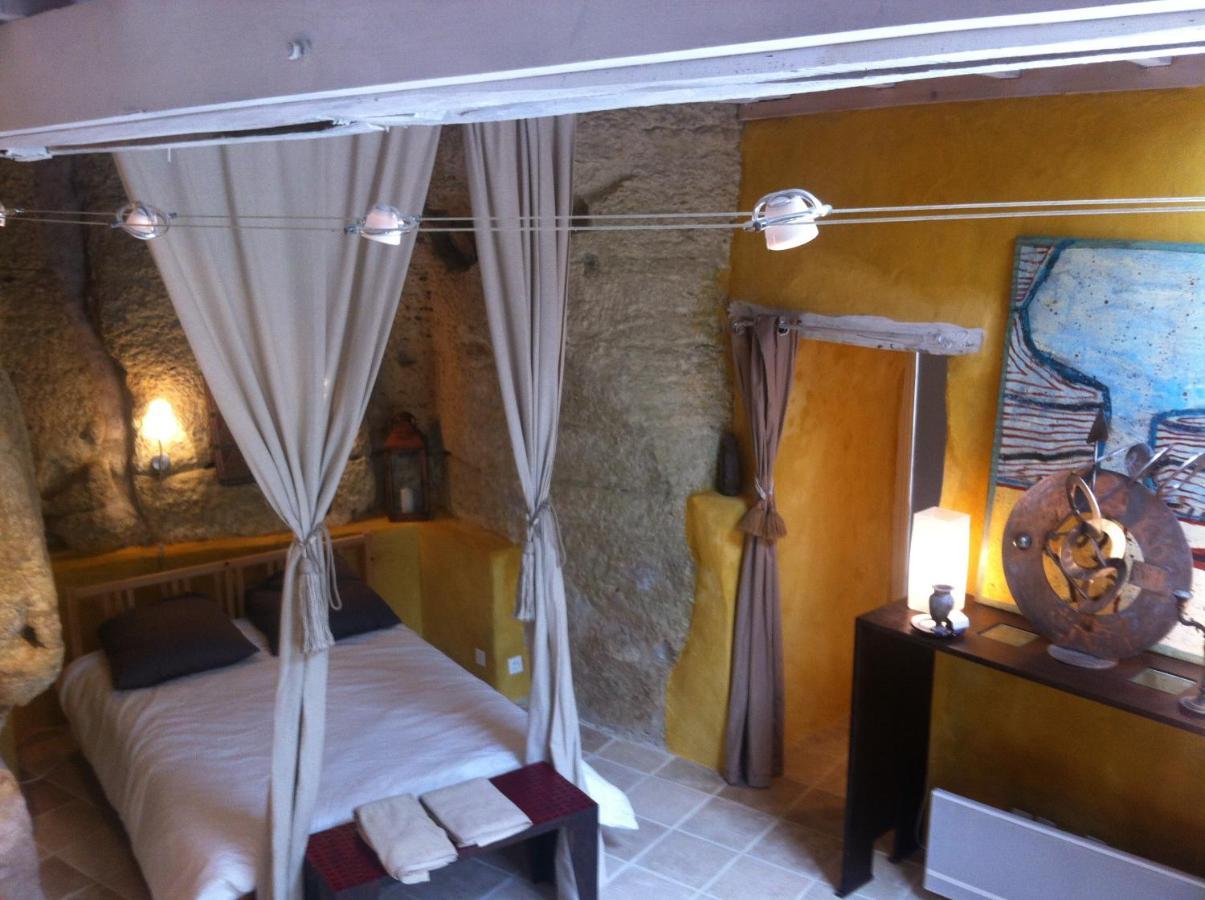 Troglodyte Loft Bed & Breakfast Thore-la-Rochette ภายนอก รูปภาพ
